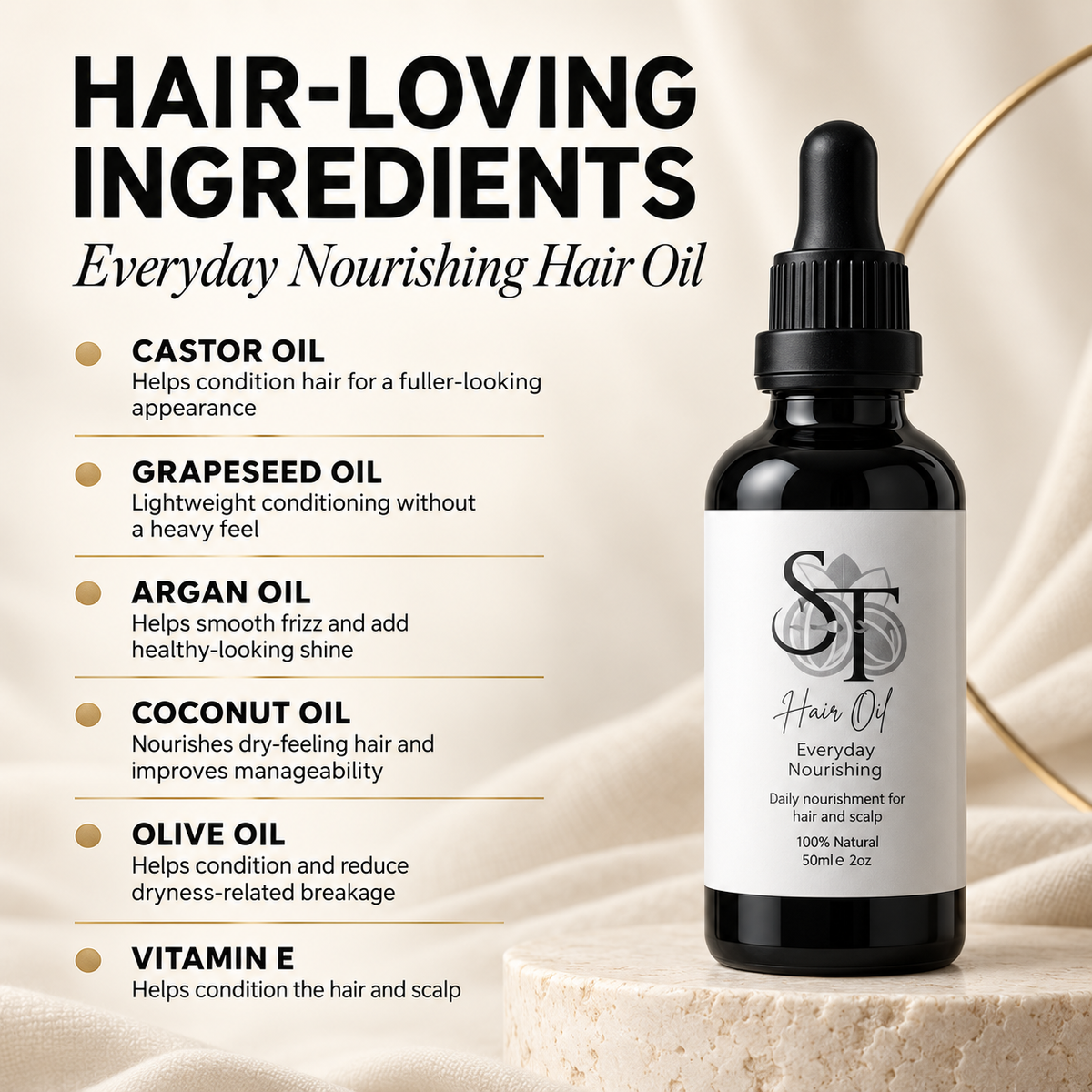 Everyday Nourishing Hair Oil | 50ml
