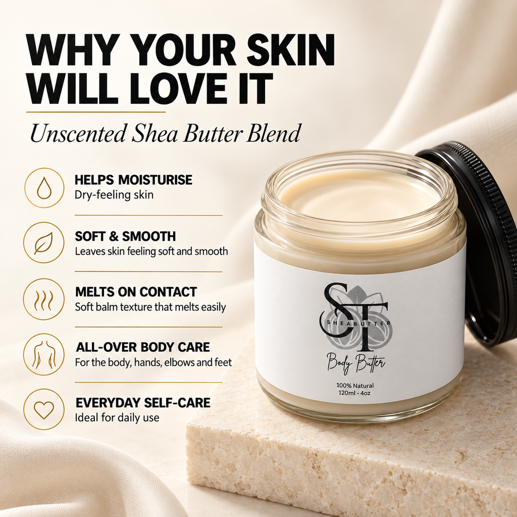 Pure Shea Butter Blend | Natural Moisturising Body Butter