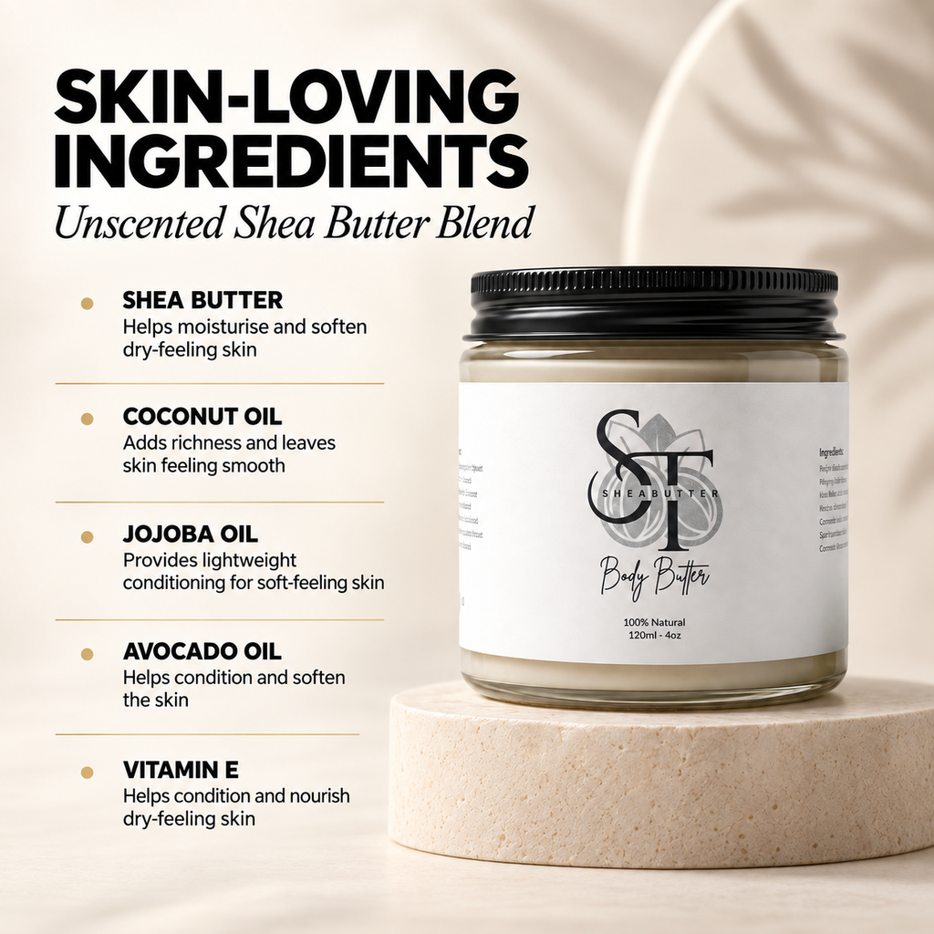 Pure Shea Butter Blend | Natural Moisturising Body Butter